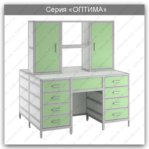 Laboratory island table Optima Series: SLO.03.02