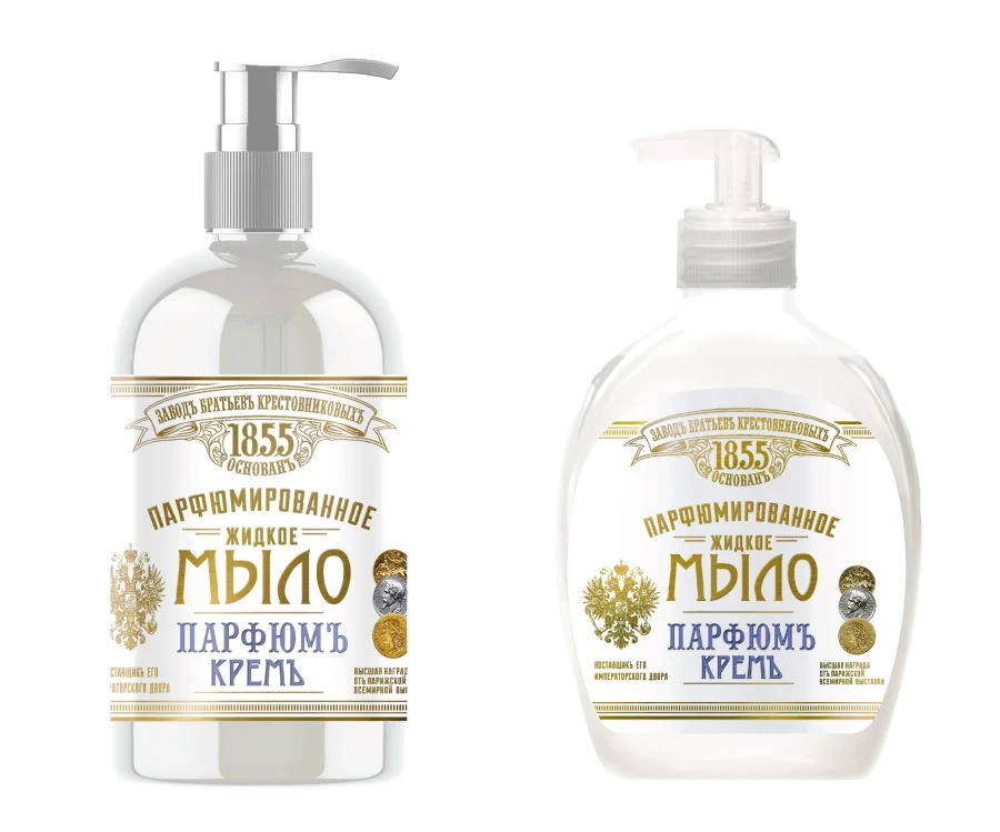 Jubilee Scented Cream Liquid Soap by Brothers Krestovnikov