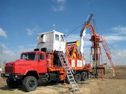 Coiled tubing unit for underground and workover wells UKRS-20