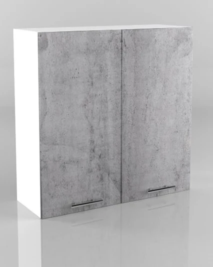 High cupboard with 2 hinged doors