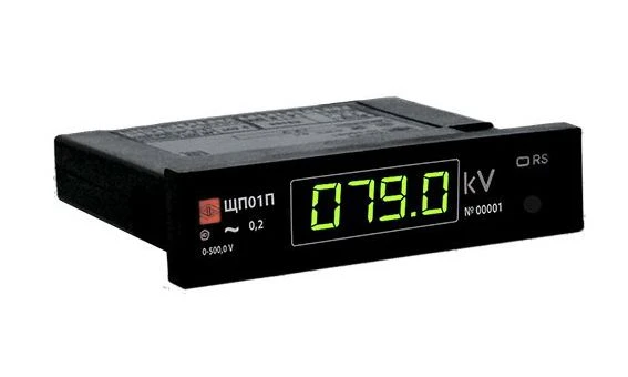 Instrument for measuring alternating current, voltage and frequency ShchP01P