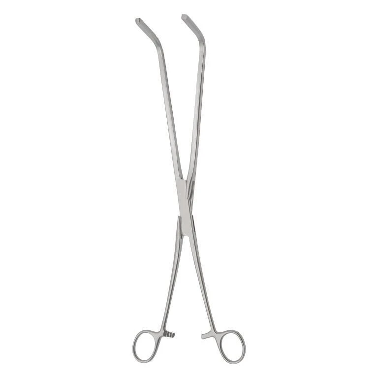 TZ-01-277-32,5 Vaginal clamp, curved, 325 mm