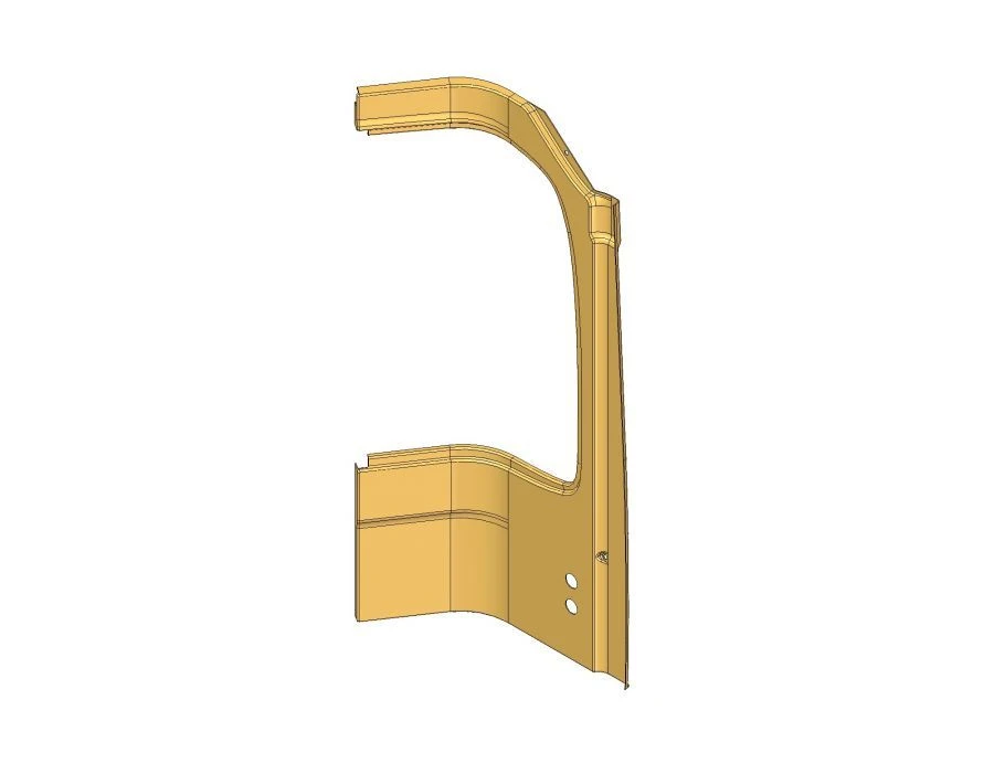 Front partition panel outer front partition panel