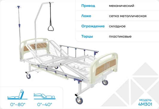 Medical functional bed, model 4M3