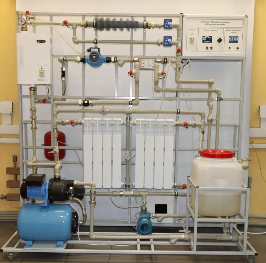 Training laboratory stand "Boiler room model" ELB-160.008.03