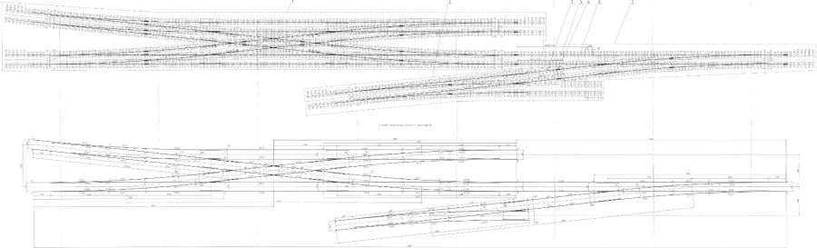 Track development in front of the station of R65 type (project MSZ.8432.00.000)