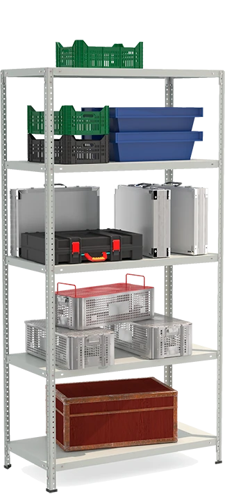 Metal shelf reinforced shelving unit STF Shelf 1055-2.0