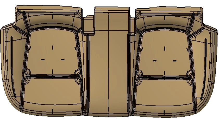 Rear seat cushion (SU2r)