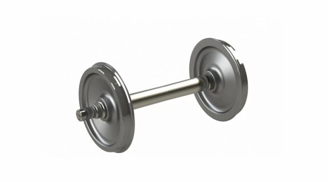 Wheelsets with axlebox units on rolling bearings
