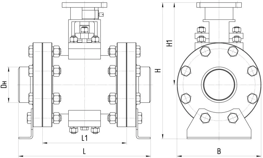 Ball shut-off valve ATEK.491284.195