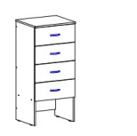Bookcase for reading forms (Alliance-S trade mark)