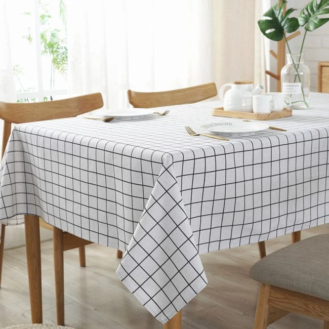 Linen made of cotton (including terry, waffle) fabrics for adults and children (except newborns): tablecloths