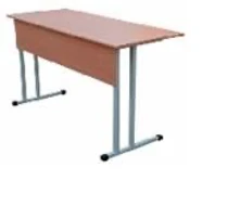 Non-adjustable two-seater pupil's table, model ST 21-6