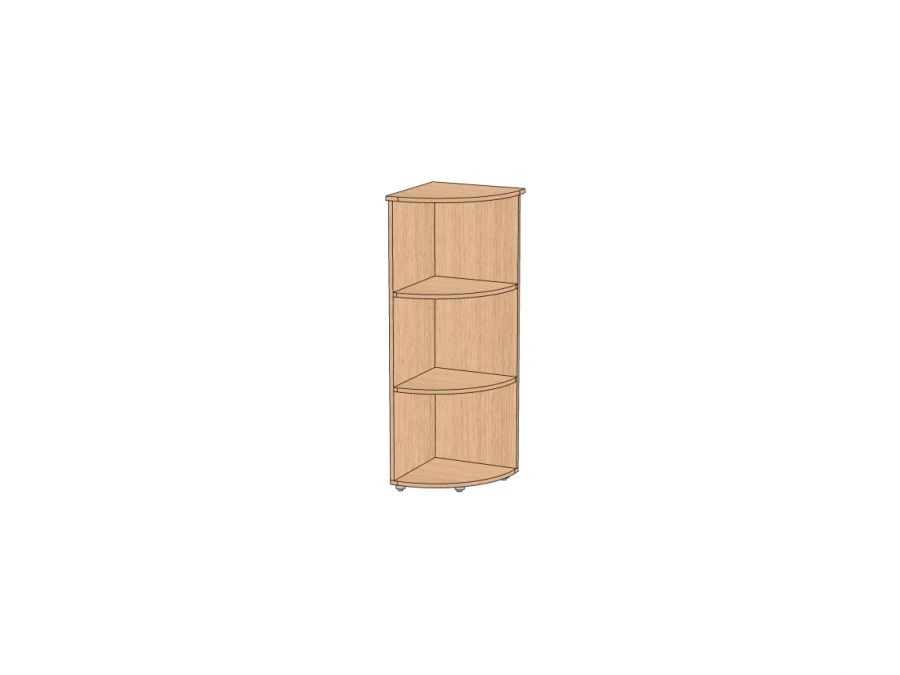 Corner shelving unit, low 380*380*1110 mm ASUM-38