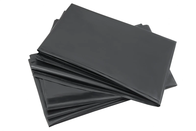 Garbage bag made of polyethylene based plastic material