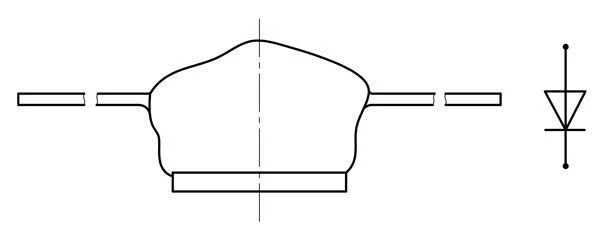 Microwave limiting diode 2A534A-B