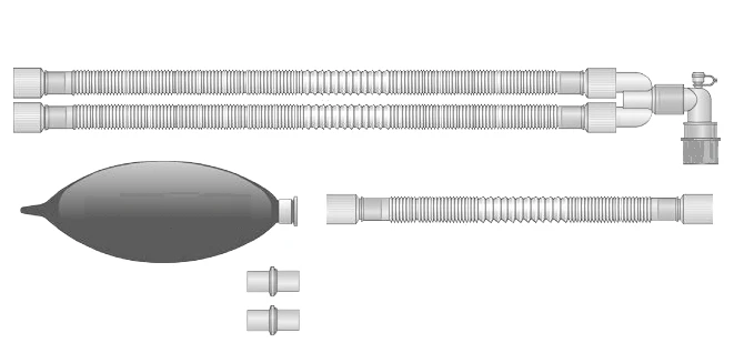 Respiratory devices for joint use with anaesthetic and resuscitation equipment, version: a