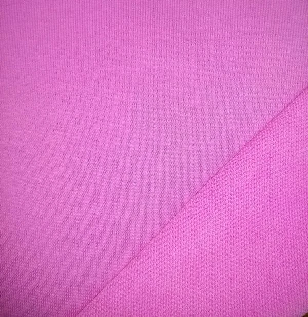 Mixed fouter knitted fabric with lycra 78% cotton, 18% polyester, 4% lycra