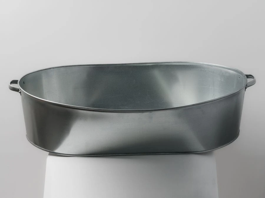 Galvanised bathtub 75l