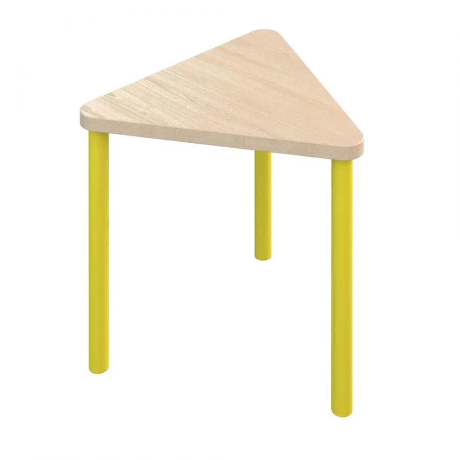 Children's triangular table 400 / yellow