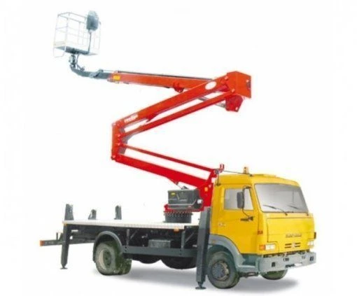 Vehicles of modification 4388A1 - platform with hydraulic lift (AGP) on the basis of KAMAZ chassis, type 4308, modifications