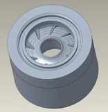 Hardware support, housing, upper, S8000N, shaft 1.00 inch, type FBH, Niresist, V2 / BRG HSG: TOP, S8000N, 1.00, FBH, NI-RST, V2