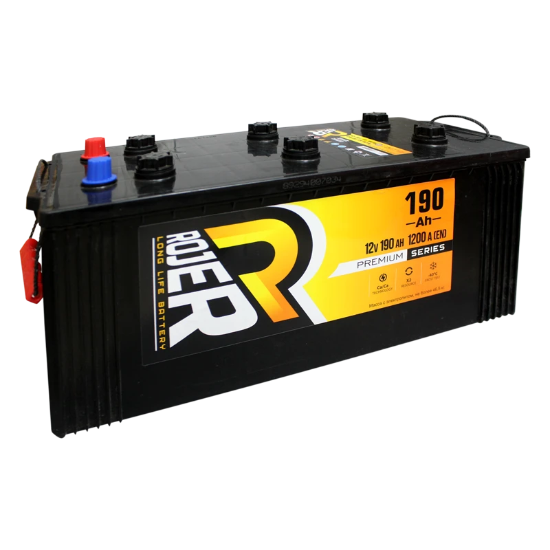 Lead accumulator for starting piston engines 6ST-190VL D5 "ROJER Premium series"