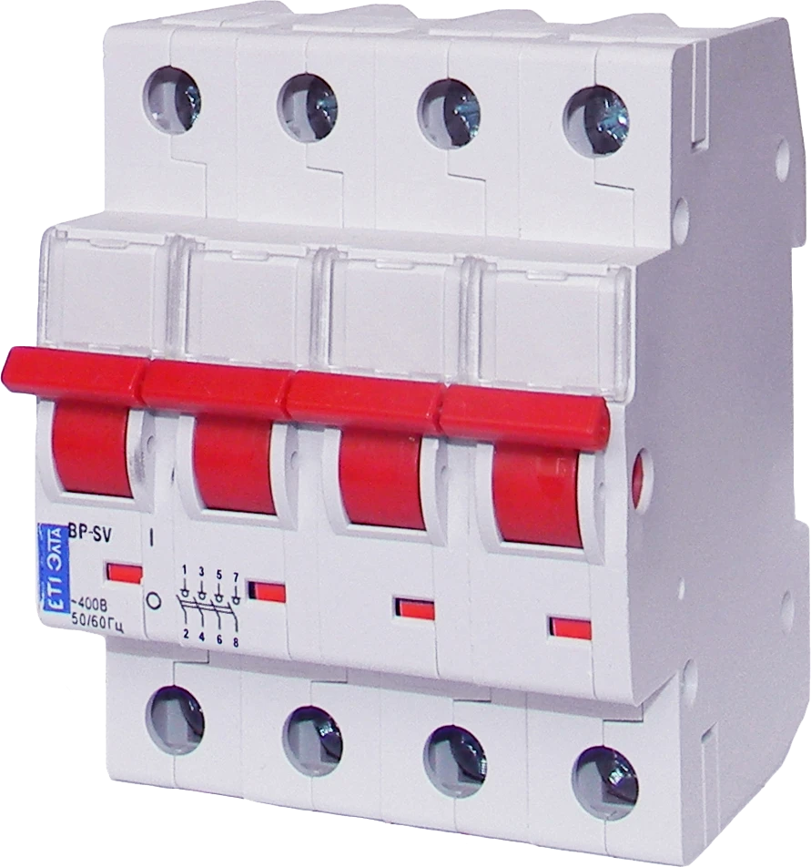 Disconnector switch "BP-SV" for 4 poles