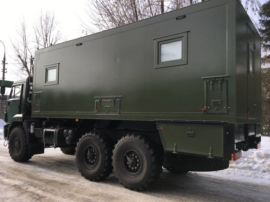 Mobile control centre MPZ9A2 on KAMAZ 43118-50 chassis