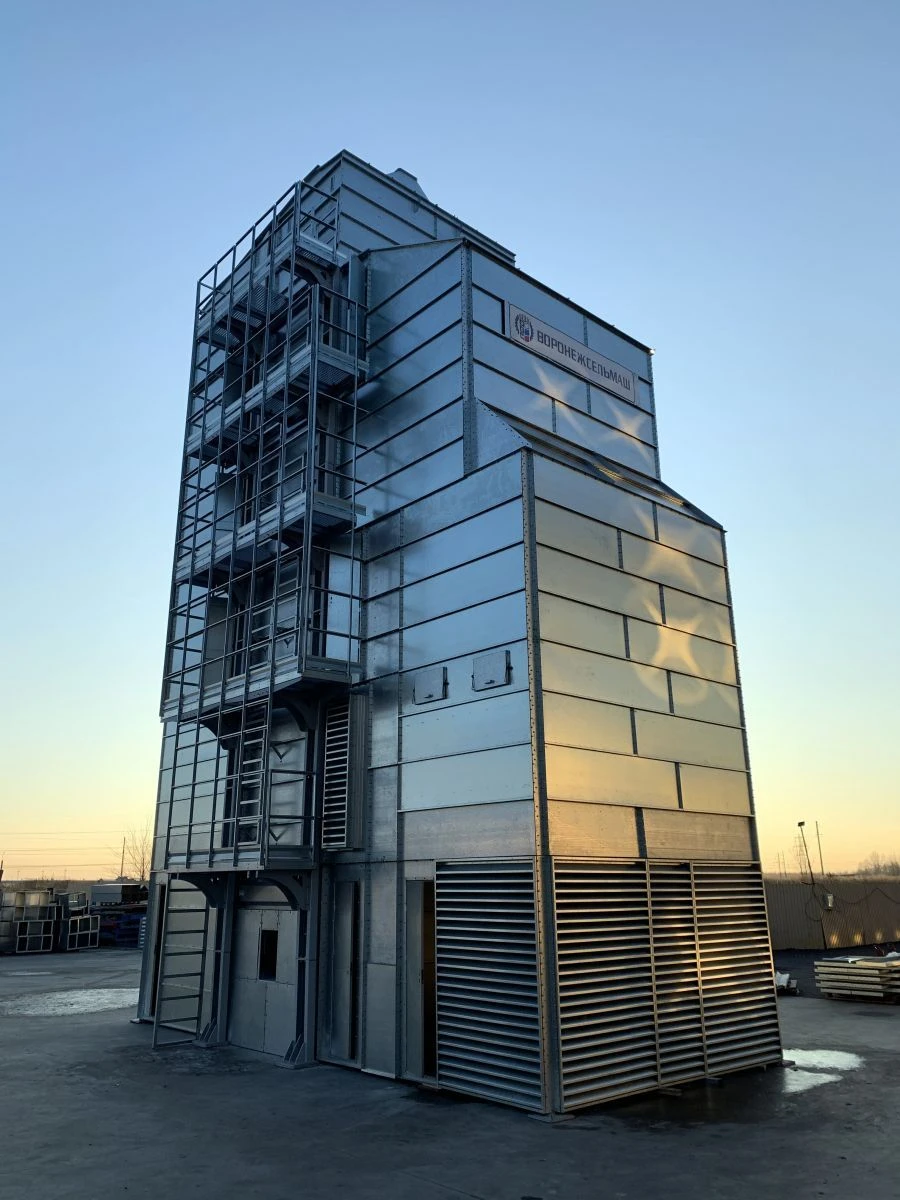 Grain dryers of mine type with recuperation. S series