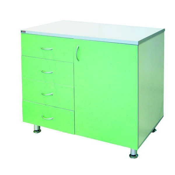 Medical bedside cabinet with drawers and door T 2.02-"Aibolit".