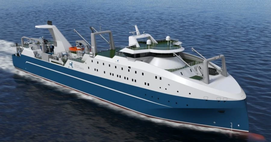 Large freezing fishing trawler of project 5670