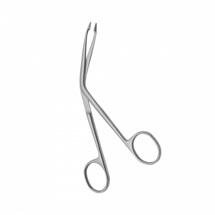 TSH-04-044-20 Nasal swab nasal forceps, curved, 200 mm