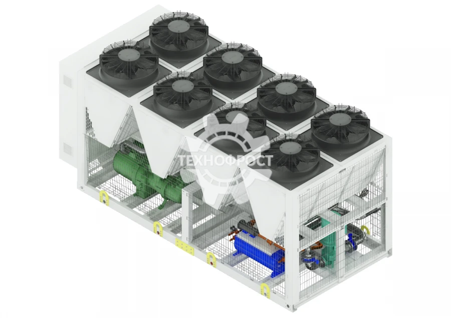 Refrigerating compressor units of UV series. Water-cooling units in monoblock design.