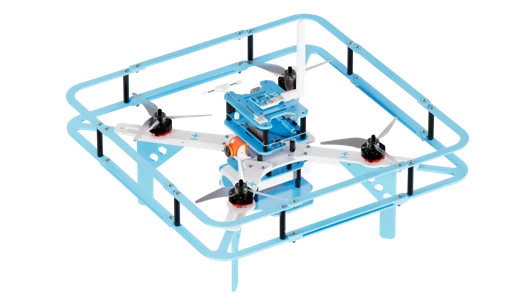 Constructor of programmable training unmanned aircraft of multirotor type Rubin U01