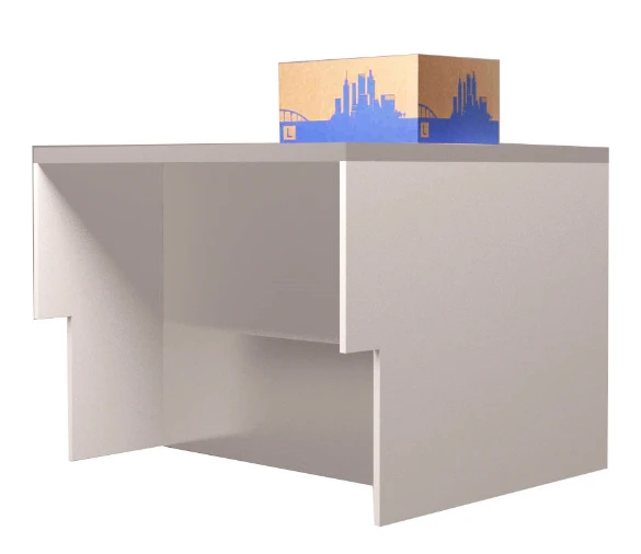 Barrier for receiving parcels of MSH C+