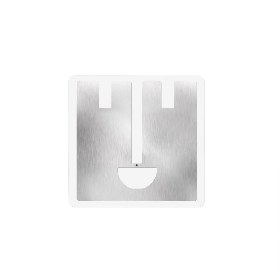 ISBC® Labels 50x50 UHF, UCODE, crystal (46x46)
