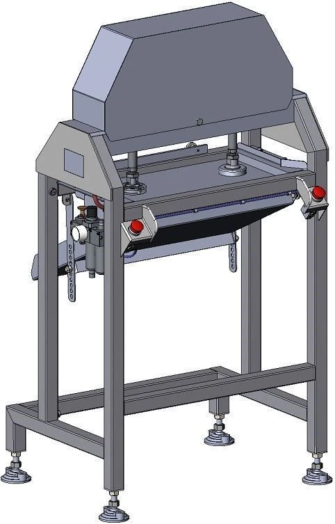 Pneumatic block knock-out press DALU.PVP.00.000