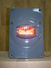 Tail signalling LED lantern (hereinafter referred to as FCC-LED) of locomotive traction passenger cars, intended for marking the