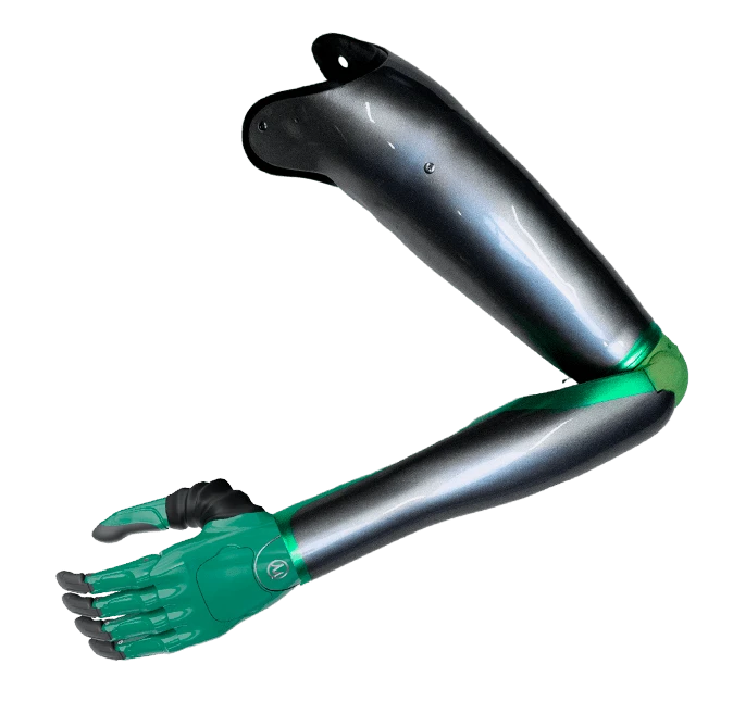Microprocessor-controlled shoulder prosthesis PR4 MANIFESTO-EP passive with passive quick-release elbow module (