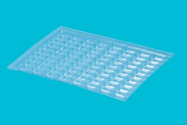 Disposable 80-well polymer immunological plate (transparent). Item No.: M-010