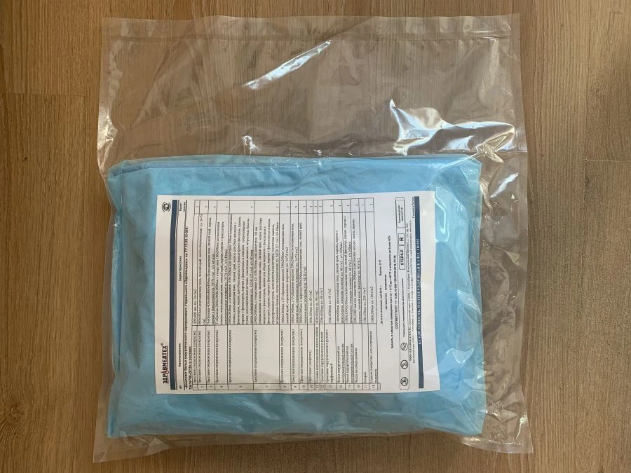 Disposable sterile surgical linen set "Zdravmedteh" according to TU 13.95.10-009-70516780-2019