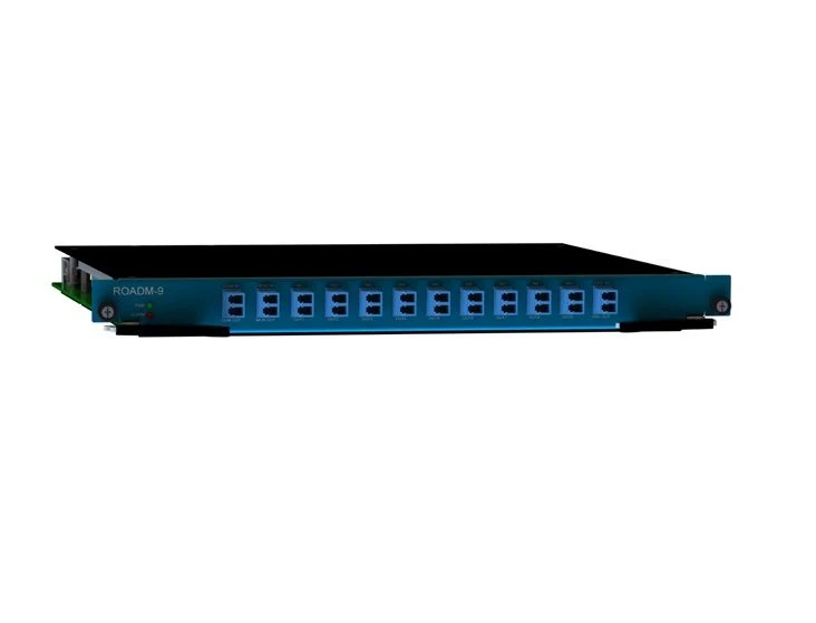 Tunable optical I/O multiplexer ROADM-9-C-F-OCM-OSC(1511)-B(200V/18)-P(200V/18)-H8
