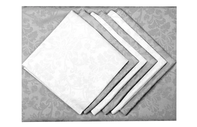 Table linen: napkin of mixed fabrics