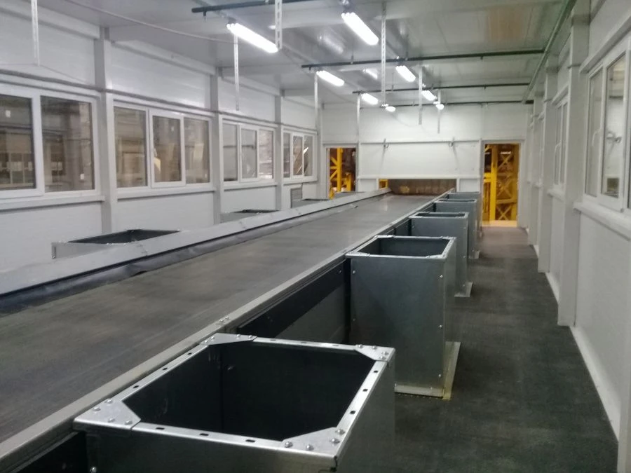 Belt sorting conveyor (conveyor), type KLPS