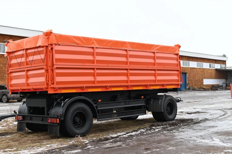 Tipper trailer type MDO421, modification 878521 on axle MD.?1?2050?12??120?16 (single axle) or on axle MD.?2?1850?12??120?16,