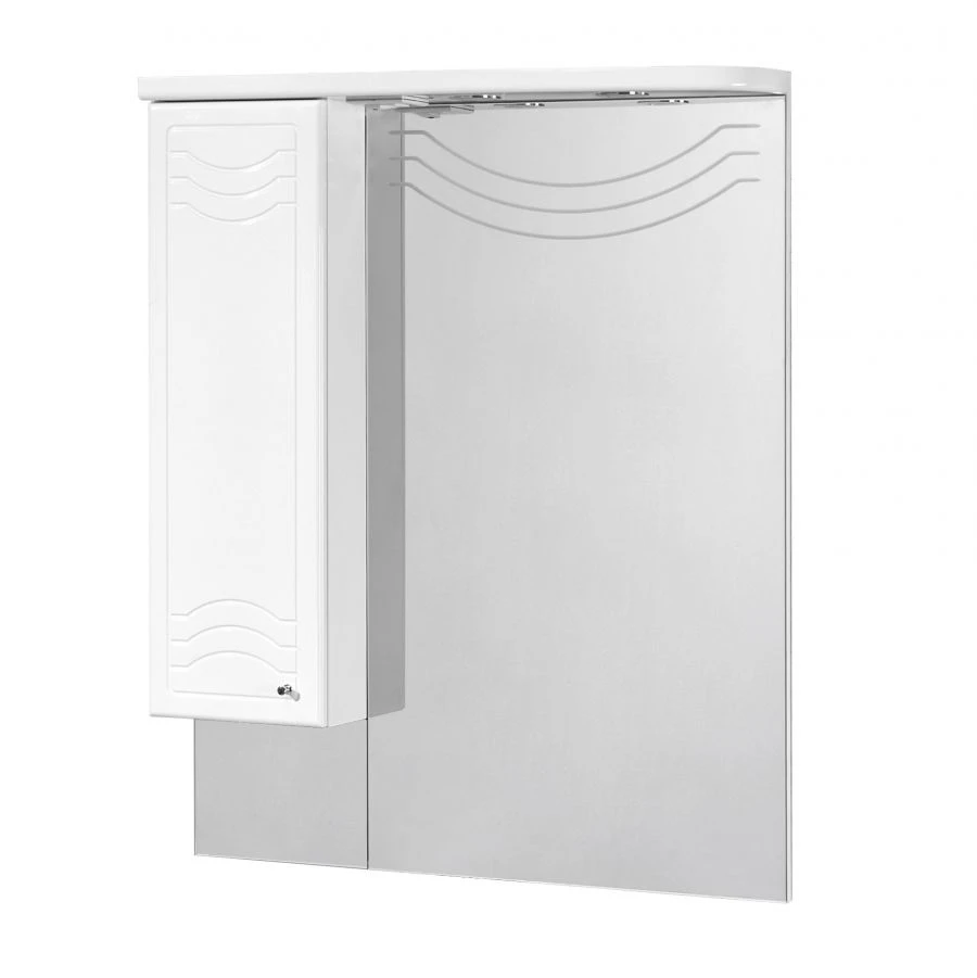 Mirror cabinet Aquaton Domus 95 left white 1A001002DO01L1.A001.0.02D.O01.L