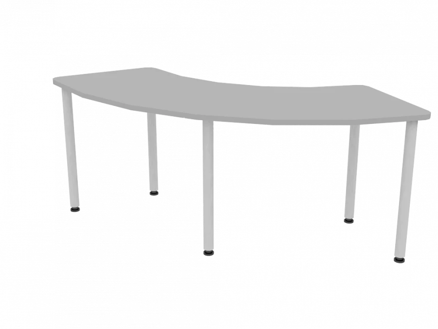 Semicircle table 2000x800x760mm (WxHxH)
