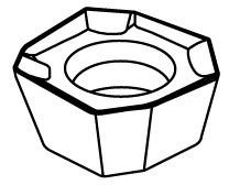 Carbide insert TS03-05-T5 M20P