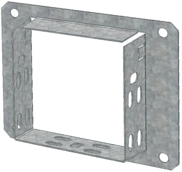 CLP1CF-100-100-M-HDZ Connecting flange 100x100 IEK HDZ